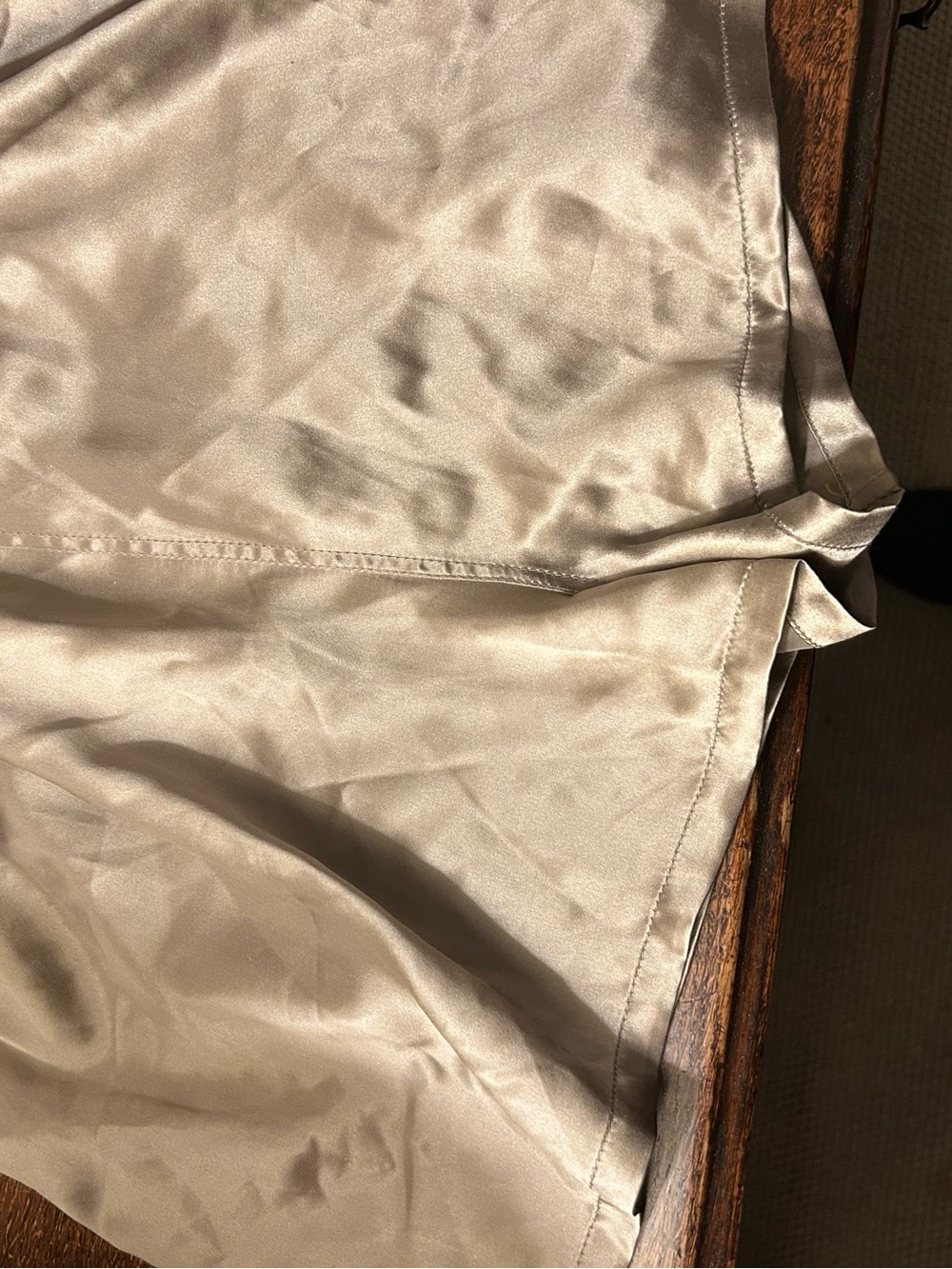 Silk Satin Women's Panties - Champagne
